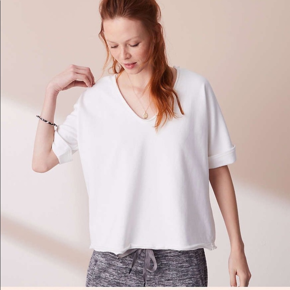 Lou & Grey Short Sleeve Sweatshirt